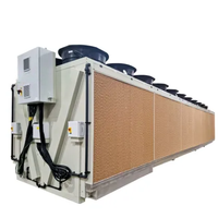 Refroidisseur d'air sec adiabatique industriel Vltherm personnalisé avec échangeur de chaleur et coussinets humides, ventilateur AC/EC 380V~480V, -30~60°C