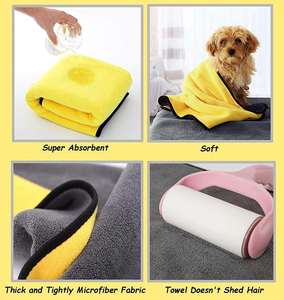 Hot Selling Cleaning Bath Fast <b>Drying</b> Super Absorbent Pet <b>Dog</b> Bath <b>Robe</b> Towel <b>Drying</b> Super Soft Microfiber Pet Towel - Product Image 3