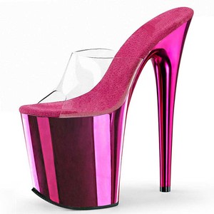 Scarpe <span class=keywords><strong>con</strong></span> Zeppa Trasparente e Tacco Altissimo da 20CM da Donna, Scarpe da Ballo Esotiche, <span class=keywords><strong>Tacchi</strong></span> da Spogliarellista per Feste - Product Image 2