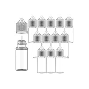 30ml 50ml 60ml 100ml 120ml Plastic Thin Tip <b>Dropper</b> <b>Bottles</b> Oil Squeeze PET Liquid Childproof Tamper Cap Screen Printing - Product Image 1