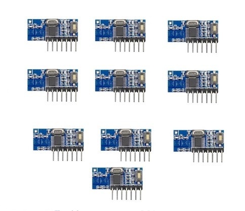 QIACHIP 433.92MHz Super Heterodyne Receiver Module With Decoding Wireless Decoding Module Remote Control 1527 Learning