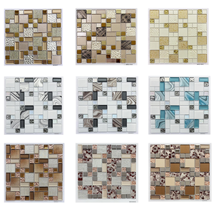Piastrelle in Vetro Decorative Best Seller a Prezzo Competitivo, Mosaico Artistico Effetto Pietra per Pareti - Product Image 1