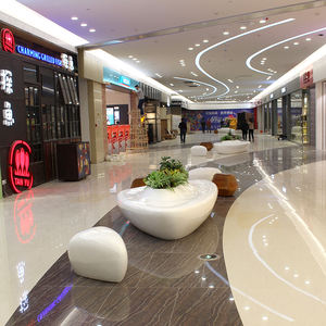 Y321 maceta en forma de barco decoración silla grande muebles especiales fibra de vidrio púbico sofá descanso reclinable Accent aeropuerto Silla de espera - Product Image 4