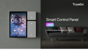 Cho tuya Wifi BLE tpp06 cuộc sống thông minh 3.5 inch không thấm nước Màn hình cảm ứng tường ánh sáng Thiết bị chuyển mạch 3 gang tiếp 16A <span class=keywords><strong>Max</strong></span>. Hiện tại bền - Product Image 3