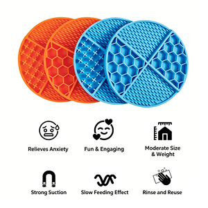 Tappetino in Silicone con Ventosa per Lenta Alimentazione, per Cani e Gatti, per Distribuzione di Crocchette e Alimentazione Quotidiana - Product Image 4