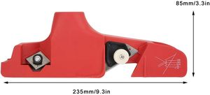 Peaktop  Raboteuse à main en plastique réglable de 15 à 45 degrés, lame SK5, outil de menuiserie pour plaques de plâtre, raboteuse à main pour plaques de plâtre - Product Image 3