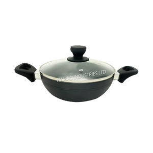 Batterie de cuisine antiadhésive en aluminium de haute qualité au design personnalisé écologique ustensiles de cuisine antiadhésifs poêle colorée du Bangladesh - Product Image 1