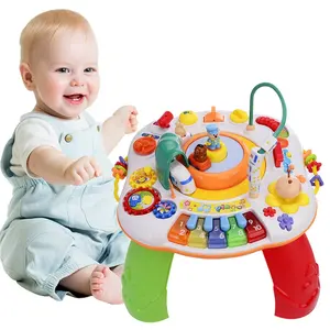 Ensemble de table d'étude ABS bébé train avec musique légère jouets d'apprentissage pour bébé éducatifs et santé premiers autres jouets pour bébé