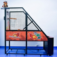 Machine de jeu d'arcade de basket-ball avec capteurs haute sensibilité et résistance aux chocs pour les carnavals, les foires et les zones de jeux communautaires