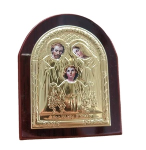 Icone Religiose Ortodosse della Sacra <span class=keywords><strong>Famiglia</strong></span>: Madre, <span class=keywords><strong>Padre</strong></span> e Bambino - Product Image 1