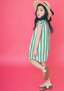 חם מכירה בד אלי סאב ירוק ולבן שמלת אנרקלי לבנות - Product Image 4