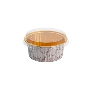Boîte à lunch jetable en aluminium de qualité alimentaire de 125 ml, fabriquée directement en usine, outil de broyage de gâteaux et récipient pour friteuse à air - Product Image 4