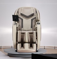 Fauteuil de massage intelligent inclinable avec édition or de luxe, confort royal et finition haut de gamme, meubles de salon