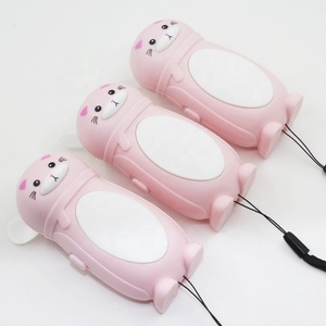 Quạt Mini Cầm Tay Quạt Làm Mát Bằng Pin 2022 Hàng Mới Về Thể Thao Ngoài Trời Có Pin Khô Quạt Cầm Tay Hình Động Vật Dễ Thương - Product Image 2