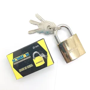 safty titanium plated padlock with keyed alike