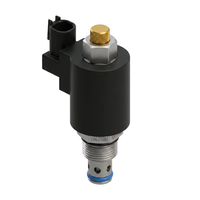 Vanne hydraulique à clapet normalement ouverte, entraînée par solénoïde, fiable, modèle ISV10-23, avec cavité de 10 mm pour maintien de charge, personnalisable