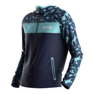 Chaqueta Deportiva Personalizada con Sublimación, Diseño Nuevo, para Exteriores, con Cierre, sin Capucha, Sudadera con Cierre Completo - Product Image 1