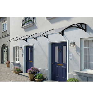 Auvent de pluie extérieur en polycarbonate pour fenêtre, abri de jardin, auvent pour balcon - Product Image 2