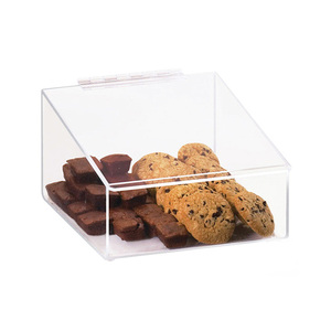 Bulk Food Dispenser Bin Clear Acrylic Bulk Food Dispenser Acrylic Candy Bin Transparent Acrylic Box Dispenser