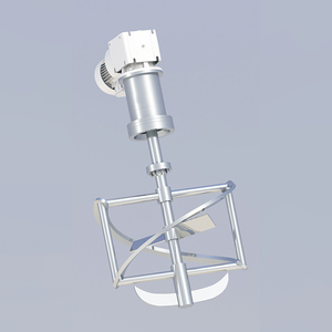 Ba lưỡi 4 trục cánh quạt đúc tùy chỉnh liên tục trộn Lưỡi mái chèo đôi cánh khuấy trục khuấy - Product Image 3