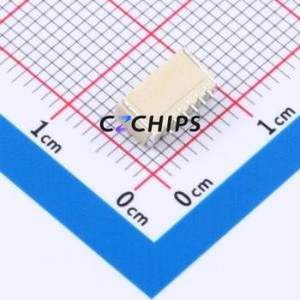 HC-G1.0-6PWT-05 Wire-to-Board Pin Header SMD,P=1mm,Horizontal Mount Connector 1x6P 1mm Horizontal Mount 6P - Product Image 2