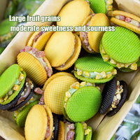 Biscuits sandwichs au lait et bonbons, dessert matcha à la pulpe de fruits, boîte de 120g, biscuits en gros