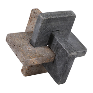 Scultura in Marmo a Nodo, Ornamento Artistico Contemporaneo per Bagno, Ufficio, Soggiorno - Product Image 2