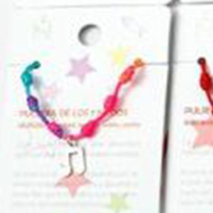 Pulseras con dijes de nudo de siete estrellas de acero inoxidable, unisex, bonito regalo hecho a mano - Product Image 6