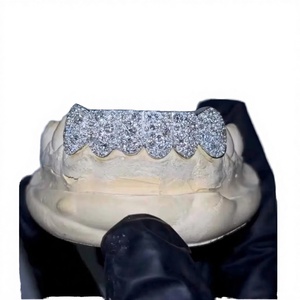 Gaby Nuevo Diseño Anillos Colgantes de Plata 925 con Moissanita para Piercing de Nariz, Joyería de Estilo Punk para Regalo - Product Image 2