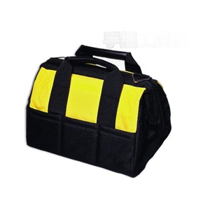 Grande sacoche à outils multifonctionnelle pour électricien, kit de réparation, couleur noir-jaune, taille moyenne, sac de rangement pour outils à porter à l'épaule - Product Image 1