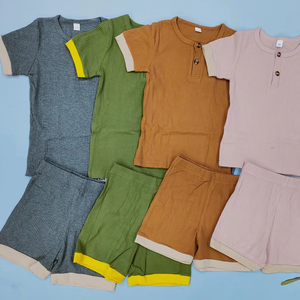 ชุดแฟชั่นเด็กสองชิ้นลายยูนิคอร์นผีเสื้อสีชมพูสีฟ้าสีม่วงสำหรับเด็กผู้หญิงเสื้อผ้าเด็ก - Product Image 4