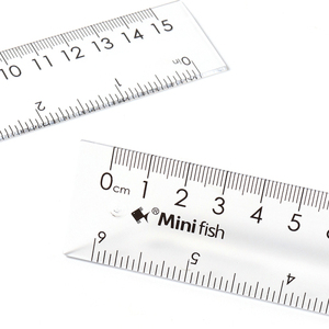 Op Maat Gemaakte 15Cm Ps Plastic Dubbele Schaal Rechte Liniaal Transparant Studentenpapier Voor Schoolbenodigdheden - Product Image 4