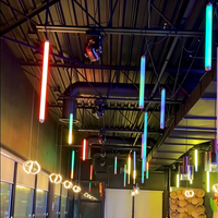 Iluminación de Escenario Direccionable Individualmente, Fabricante de Luces LED de Escenario de 360°, Sistema de Iluminación de Escenario Inalámbrico con Audio