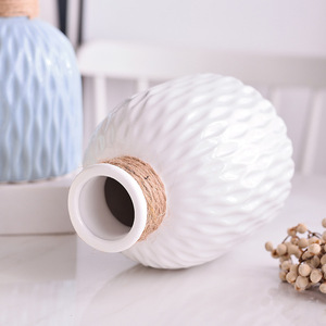 Florero <span class=keywords><strong>de</strong></span> estilo nórdico Simple para decoración del hogar, contenedor <span class=keywords><strong>de</strong></span> flores húmedas secas <span class=keywords><strong>de</strong></span> alta calidad con rayas <span class=keywords><strong>de</strong></span> <span class=keywords><strong>plástico</strong></span>, diseño moderno, gran oferta - Product Image 5