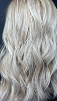 Toppers en soie 35 40 45 cm Perruque blonde cendrée Meilleure qualité Toupet Cheveux humains vierges Remy Cuticule Cheveux humains pour femmes Topper avec frange