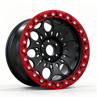 Jantes de voiture tout-terrain 17-18 pouces 5x150 6x139.7 5x127 Beadlocks pour Dodge Dodge Ram/Chevrolet Silverado 1500/GMC Sierra 1500/Yukon