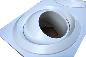 Nhôm Bóng Spout Máy Bay Phản Lực Vòi Phun Khuếch Tán Bảng Điều Chỉnh Trần Vuông Khuếch Tán Cho Hvac - Product Image 5