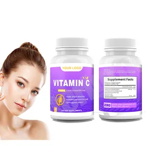 Suplemen kecantikan kolagen vitamines c tablet 1000mg vitamin c kapsul untuk pemutih kulit