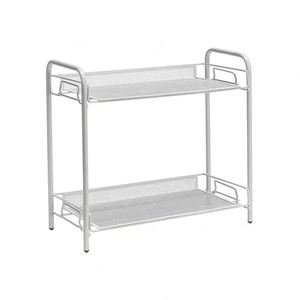 Estante de despensa plegable de doble nivel, organizador de armario, soporte para especias, clásico, plegable, portátil, para cocina - Product Image 1