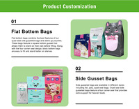 Bolsa de 5 kg para Alimento Seco para Perros, Impresa a Medida, de Alta Barrera, con Lámina de Aluminio, Certificada por la FDA, con Fondo Plano