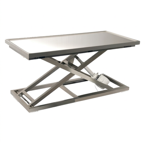 Labycare SKSS962H <b>Adjustable</b> Height Electric Veterinary Operating <b>Table</b> Stainless Steel Surface Tilting Function Secure Animal 2 - Product Image 1