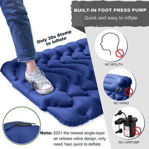 Colchoneta para acampar al aire libre autoinflable con almohada Colchoneta para dormir inflable al aire libre conveniente - Product Image 4