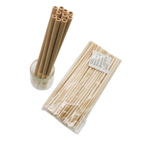 Paille de bambou durable Paille en fibre de bambou réutilisable biodégradable Paille personnalisée avec logo