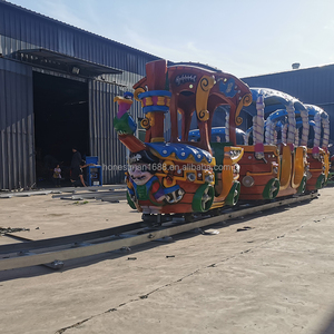 Set Trenino Elettrico da Parco Divertimenti con Binari per Bambini e Adulti - Product Image 6