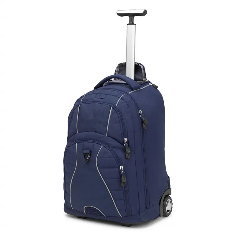 Wasserdichter Reise-Laptop-Rucksack mit Rädern Handgepäck-Business-Computer tasche Großer Roll rucksack mit Rädern