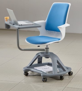 Chaise de formation pour enseignant et étudiant avec tableau d'écriture, base trépied, en plastique, pour salle de classe, bureau, université - Product Image 5