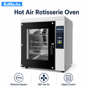 Four à rôtir commercial pour poulet CKG-10 CKG-20, rôtissoire à air chaud en acier inoxydable, contrôle numérique 5-350°C - Product Image 1