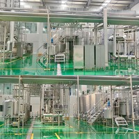 Unité laitière à haute productivité avec pompe et moteur Ligne de production automatique de lait au beurre de lait au chocolat Ghee