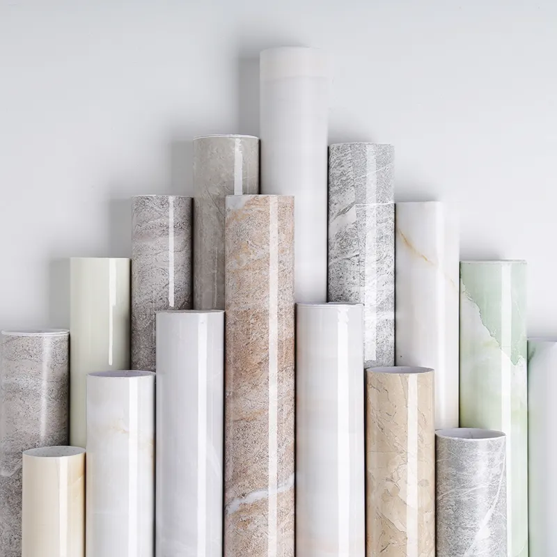 Hot sale home decor pvc adesivo papel de parede papel de parede de mármore de mármore design natureza mármore adesivos