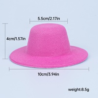 10cm poupée chapeau mode pour poupée accessoires chapeau cadeau bébé bricolage jouet maison de poupée Miniature Original bricolage accessoires
